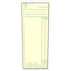 Tops Acroprint/Amano/Cincinnati/Lathem Time Card, Weekly, 3 3/8 x 8 1/4, 500/Box