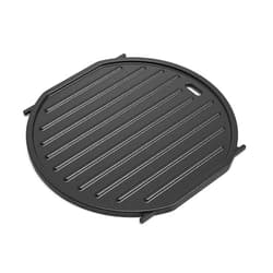Only fire Onlyfire Gourmet BBQ System Sear Griddle Replacement, Reversible Cast Iron Griddle for 22