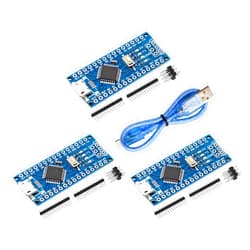 AYWHP Nano V3.0 Board with Cable, AYWHP 3PCS Nano Board ATmega328P, CH340G Chip 5V 16M, Microcontroller Compatible with Arduino Nano (Micro USB Port)