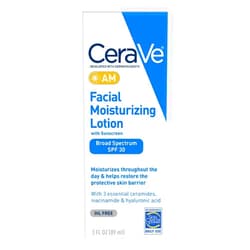 CeraVe AM Facial Moisturizing Lotion SPF 30 | Oil-Free Face Moisturizer with Sunscreen | Non-Comedogenic | 3 Ounce