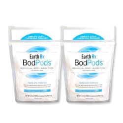 Earth Rx BodPods, Moisturizing Body Wash Plant-Based, Biodegradable, Compostable Packaging (2-Pack)