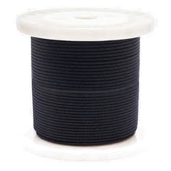 FOLUXING 100Ft 1/8 Inch Black Wire Rope, T316 Stainless Steel Aircraft Cable for Deck Cable Railing, Stair Deck Fencing DIY Balustrade