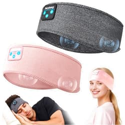 Perytong 2-Pack Sleeping Headphones Wireless Bluetooth, Headband Headphones with Ultra-Thin Speakers, Bluetooth Headband for Side Sleepers, Running, Workout, Insomniac, Travel, Meditation
