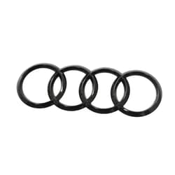 Audi 4M8071802 Sign Tailgate Rings Black Edition Emblem Blackline Logo Black