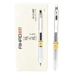 czxwyst X97 Retractable Gel Ink Pens 0.5mm Fine Point (Black Color 12-Pack)