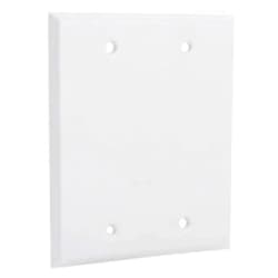 BELL Hubbell-Bell 5175-1 2-Gang Blank Weatherproof Cover,White