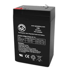 AJC Battery Compatible with Kid Trax Minnie Mouse Hot Rod Toddler Quad KT1268 6V 5Ah Ride-On Toy Battery