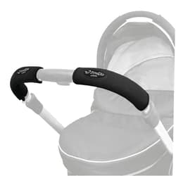 StrollAir Set of Two 9 inch Universal Handle Sleeve Covers, Black, 9