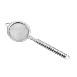 BeBeeQ Stainless Steel Fine Mesh Strainers Kitchen Tools with Handle for Baking Oil Filter Flour Sifter Foam