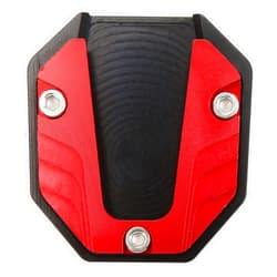 Estink Motorcycle Side Stand Plate Pad, Aluminium Alloy Universal Motorcycle Kickstand Plate High Strength Motorcycle Kickstand Pad Support Plate Pad Accessory with Hexagon Wrench,
