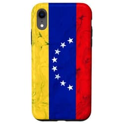 Family Heritage Gifts iPhone XR Venezuela Flag and Elegant Background - Venezuelan Pride Case