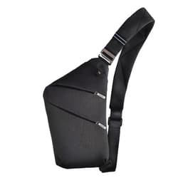 OSOCE Sling Bag for Women Men, Anti Theft Crossbody Bags Travel Bag for Women Personal Flex Bag for Outdoor Sport Casual Hiking Running Cycling, 1.0S Black