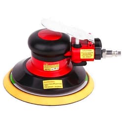 Gedu Professional Air Random Orbital Palm Sander, Dual Action Pneumatic Sander, Low Vibration, Heavy Duty … (6 inch)