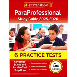 By Lydia Morrison (Author) ParaProfessional Study Guide 2025-2026: 6 Practice Exams and ParaPro Test Prep Book [5th Edition]