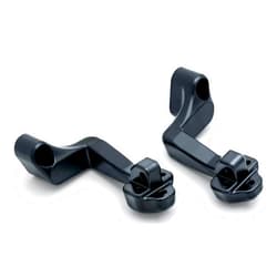Kuryakyn 5831 Motorcycle Foot Control Component: Passenger Board Mounts for 2015-20 Indian Motorcycles, Gloss Black, 1 Pair