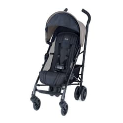 Chicco Liteway® Stroller, Compact Fold Baby Stroller with Canopy, Lightweight Aluminum Frame Umbrella Stroller, for Use with Babies and Toddlers up to 40 lbs. | Dune/Brown