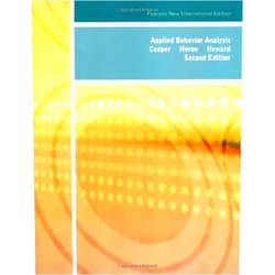 By John O. Cooper (Author), Timothy E. Heron (Author), William L. Heward (Author) & 0 more Applied Behavior Analysis: Pearson New International Edition by John O. Cooper Timothy E. Heron William L. Heward(2006-04-04)