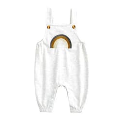 Simplee kids Newborn Infant Baby Boy Girl Summer Romper Jumpsuit Sleeveless Backless Overalls Outfits for Spring Fall