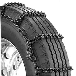 SCC Security Chain Company QG2829CAM Quik Grip V-Bar Light Truck CAM LRS Tire Traction Chain - Set of 2