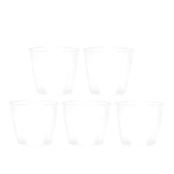 JCBIZ 5pcs Plastic Transparent Rice Measuring Cup 160ml Rice Cooker Measuring Cup for Dry and Liquid Ingredients