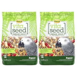 Higgins 2 Pack of Vita Seed Natural Blend Parrot Food, 5 Pounds Each