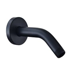 LOWCUS Wall Mounted Extention Shower Arm (Sold with Shower Arm Flange) for U4993-BL 6-inches, Matte Black