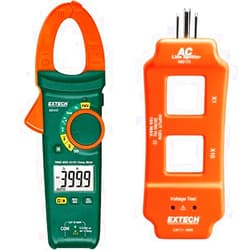 Extech MA445 True RMS 400 Amp AC/DC Clamp Meter with NCV with AC Line Splitter