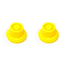 JSP Manufacturing 2Pack Blitz Yellow Gas Can Spout Cap fits self-Venting Gas can spouts 900302 900092 900094 Aftermarket (SPOUTS NOT Included)