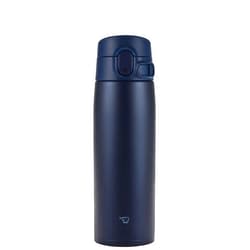 Zojirushi SM-VA60-AD Water Bottle, One-Touch Stainless Steel Mug, Seamless, 20.3 fl oz (600 ml), Navy