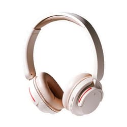 Phiaton PPU-BN0300WH01 BonoBeats Lite Bluetooth On-Ear Headphones with Microphone, Digital Hybrid Active Noise Canceling, PPU-BN0300 (Beige)