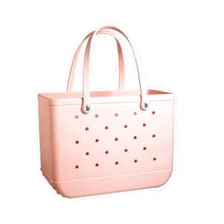 YLLLLY ofdhfsfb Rubber Beach Bag Waterproof Sandproof Outdoor Tote Bag Portable Travel Bag Beach Sports Waterproof Handbag (Color : Pink)