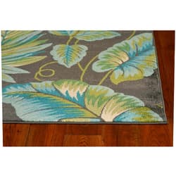 PalaceDesigns 94 x 130 in. Grey Polypropylene Rug