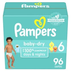 Pampers Baby Dry Diaper Size 6 96 ct Old