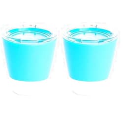 Munchkin® Splash™ Open Toddler Cup with Training Lid, 7 Ounce, Blue (Pack of 2)
