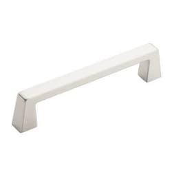 Amerock | Cabinet Pull | Satin Nickel | 5-1/16 inch (128 mm) Center to Center | Blackrock | 1 Pack | Drawer Pull | Drawer Handle | Cabinet Hardware