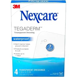 Nexcare Tegaderm Transparent Dressings 4 Inches X 4 4 Inches