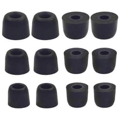 BLLQ Earbud Memory Foam Tips Earbuds Replacement Tips Ear Tips Earbuds Foam Eartips Compatible with Sony Headphones , S/M/L 6 Pairs , Foam Black