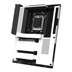 NZXT N7 B650E - AMD B650 Chipset - Supports AMD Ryzen 9000 8000 & 7000 Series CPUs (Socket AM5) - ATX Gaming Motherboard - Integrated Rear I/O Shield - DDR5 - Wi-Fi 6E - White