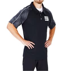 Zubaz Men's Elevated Field Polo with Tonal Viper Print Accent