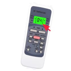 YAOHUIMI Replacement Remote Control for SAUNIER Duval Tornado Dimplex R71/E Air Conditioner