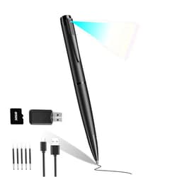 TAOZHI Hidden Camera Ultra HD 1080P Spy Camera Pen Portable Security Cam with 32GB SD Card Loop Recording or Photo Nanny Mini Cam for Indoor and Outdoor