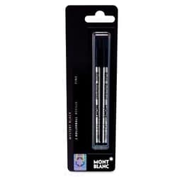 MONTBLANC Mont Blanc Fine Point Black Rollerball Refills (2 Pack) For Use With Montblanc Classique and Starwalker rollerball pens