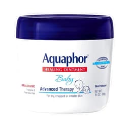 Aquaphor Baby Healing Ointment Advanced Therapy Skin Protectant, Dry Skin and Diaper Rash Ointment, 14 Oz Jar