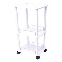 DNYSYSJ Aluminum Beauty Salon Trolley Cart Pedestal Rolling Cart Salon Spa Stand Roller Trolley with Wheel Beauty Instrument Tray Rolling Cart
