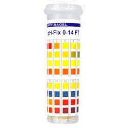 Macherey-Nagel, 92111, pH-Fix 0-14 in Snap Cap Tube, Box of 100 Strips
