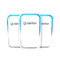 Clarifion - Air Ionizers for Home (3 Pack), Negative Ion Filtration System, Quiet Air Freshener for Bedroom, Office, Kitchen, Portable Air Filter Odor, Smoke Dust, Pets, Eliminator, Mini Air Cleaner