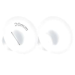 Durceler 20mm Silicone Flange Inserts Compatible with Medela/for Spectra S1 S2 / Elvie / S18 S21 / Momcozy S9 S12/ TSRETE 24mm Breast Pump Shields or Freemie 25mm; Reduce Nipple Tunnel Down to 20mm