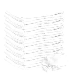 Nabob Wipers New Lint Free Rags 100% Cotton for Cleaning, Soft Cloth TShirt Material for Cast Iron, Staining Wood, Dust Rags, Shoe Polishing (18