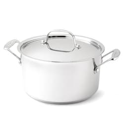 Cuisinart 744-24 Chef's Classic Stainless Stockpot with Cover, 6-Quart,Silver