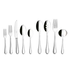 Villeroy & Boch Mademoiselle 64 Piece Flatware Set for 12, Includes Serving Pieces